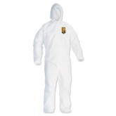 Kimberly Clark KLEENGUARD A40 Elastic-Cuff and Ankles Hooded Coveralls - Extra Large, 25 count